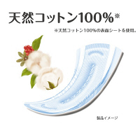 アテント　コットン100%自然素材パッド多い時も安心　1パック（18枚入）　大王製紙