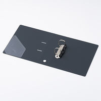 リヒトラブ　D型リングファイル　A4タテ　背幅74mm　650枚差し　黒　G2280-24　1セット（20冊：10冊入×2箱）