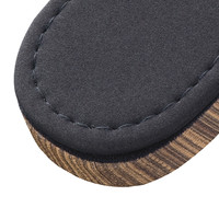 布地風ビニールスリッパ　デコア ブラウン　1ケース（40足）