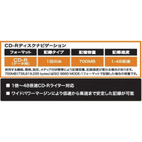 ソニー CDR 700MB ノンプリンタブル スリムケース 20CDQ80DNA 1パック(20枚入)