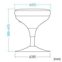 サンワサプライ メディカルスツール ピンク 円盤脚 SNC-RD6VP 1脚