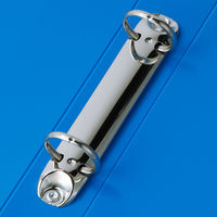 アスクル　リングファイル丸型2穴　A4タテ　背幅36mm　ブルー　3冊  オリジナル