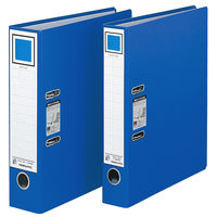 コクヨ　2穴Ａ-Ｚファイル　Ａ４タテ　背幅76mm　青　フ-290NB　5冊