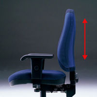 サンワサプライ　MAハイバックチェア　オフィスチェア　肘付　ブルー　SNC-5MTBL　1脚