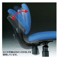 サンワサプライ　エコロジーチェア　オフィスチェア　肘無し　ブルー　SNC-E3KVBL2　1脚