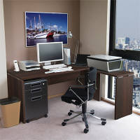 Garage（ガラージ） ＡＦシリーズ　デスク 平机 引出し無し 濃木目 幅1600×奥行700×高さ700mm 1台（直送品）