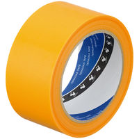 【養生テープ】 寺岡製作所 P-カットテープ No.4140 塗装養生用 黄 幅50mm×長さ25m 1セット（5巻入）