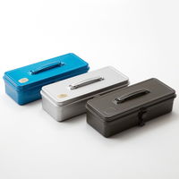 トラスコ中山 TRUSCO トランク型工具箱 333X137X96.5 シルバー T-320SV 1個 328-7980