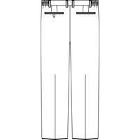 KAZEN メンズスラックス ホワイト 3L AKL257-70　白衣