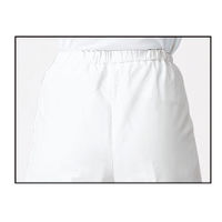 KAZEN レディススラックス ホワイト L AKL193-40　白衣