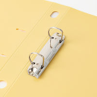 セキセイ　ロックリングファイル　D型2穴　A4タテ　背幅37mm　イエロー　F-522-50