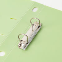 セキセイ　ロックリングファイル　D型2穴　A4タテ　背幅37mm　グリーン　F-522-30