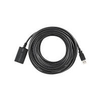 サンワサプライ　USB延長ケーブル（USB2.0対応）　12ｍ　USB（A）[オス]―USB（A）[メス]　ブラック　KB-USB-R212