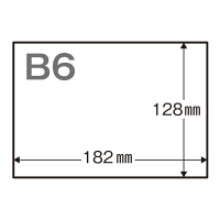 小林クリエイト 領収証用紙 B6 白色 無地 1箱（1000枚入）