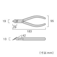 フジ矢 JIS斜ニッパ 50A-175 1個