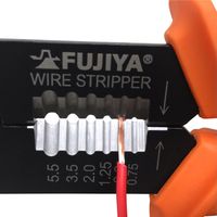 万能電工ペンチ 220mm 絶縁端子用 FA101 フジ矢（直送品）