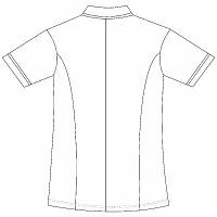 AITOZ（アイトス） スクエアネックチュニック（ナースジャケット） 医療白衣 半袖 ホワイト L 861365-001