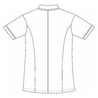 AITOZ（アイトス） スクエアネックチュニック（ナースジャケット） 医療白衣 半袖 ホワイト M 861365-001