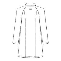 ルコックスポルティフ レディス診察衣 シングル S QNW4101(UQW4101) 1枚　白衣　ドクターコート（直送品）