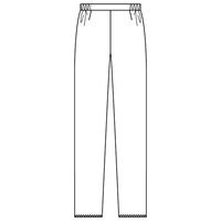 フォーク ストレートパンツ ホワイト EL 6006EW-1 1枚　白衣