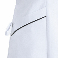 フォーク ワンピース ホワイトXネイビー 4L 3015EW-7-4L 1枚　白衣（直送品）