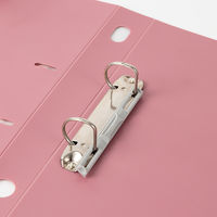 セキセイ　ロックリングファイル　D型2穴　A4タテ　背幅37mm　5色アソート　F-522-AP　10冊