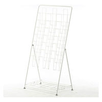 アール・エフ・ヤマカワ　パンフレットラック　A4　3列　ホワイト　幅743×奥行477×高さ1419mm 1台