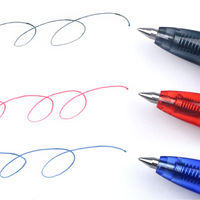 フリクションボールノック　0.5mm　3色セット（黒・赤・青）　消せるボールペン　LFBK-69-EF3-C　パイロット