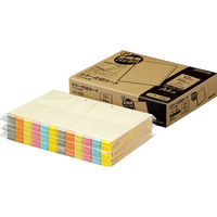 コクヨ カラー仕切カード（ファイル用） A4タテ 2穴 12山見出し 1箱（30組） シキ-150