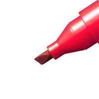 アスクル　油性ペン　油性マーカー　太字　赤　12本  オリジナル