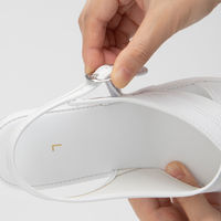 ストリックスデザイン ゆったりクロスサンダル ホワイト L SK-009 1足　ナースサンダル