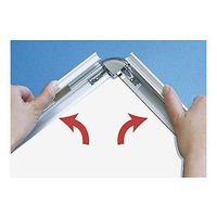 シンエイ　ポスターグリップ 屋外用パネル（防水タイプ） Ａ1サイズ　1枚