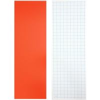 コクヨ マグネットシート 両面 300×100mm 赤／白 マク-320RW 1セット（10枚）