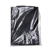 ササガワ 手提げ袋 マット黒 LL 50-6721 1セット(1枚×10)