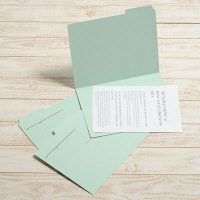 プラス　カットフォルダー　マチなし　3山　ブルー　FL-063IF　87205　1袋（3枚入）