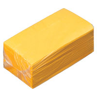 溝端紙工印刷 カラーナプキン 8つ折り 2PLY オレンジ 1袋（50枚入）