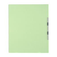 プラス　フラットファイル樹脂製とじ具　A3タテ　グリーン　No.001N　10冊