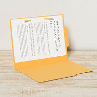 プラス　個別フォルダー　A4ラテラル　イエロー　FL-061RIF　87467　1袋（10枚入）