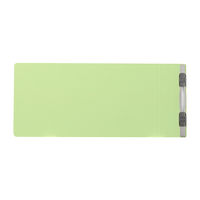 プラス　フラットファイル（統一伝票用）樹脂製とじ具　背幅28mm　グリーン　NO.062NW　76036　1袋（10冊入）