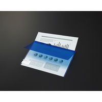 コクヨ クリヤーホルダー 2ポケットエンベロープ A4 ダ フ-5770DB 1セット(15枚)