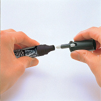 シヤチハタ 乾きまペン 油性マーカー補充インキ KR-ND 黒 1パック（3本入）