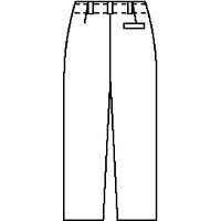 KAZEN（カゼン） メンズスラックス（ファスナー） ホワイト W100 430-40 1着（直送品）