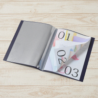 プラス スーパーエコノミークリアーファイル A4タテ 10ポケット ネイビー 紺 固定式 10冊 FC-121EL 88411