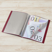 プラス　スーパーエコノミークリアーファイル　A4タテ　10ポケット　レッド　FC-121EL　88412　1箱（10冊入）