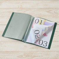 プラス　スーパーエコノミークリアーファイル　A4タテ　10ポケット　グリーン　FC-121EL　88413　1箱（10冊入）