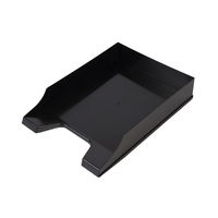 伊藤忠リーテイルリンク　レタートレー（A4タテ）　黒　1セット（6個）