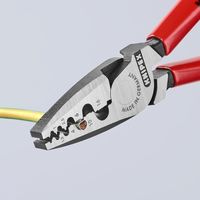 エスコ 0.25ー16.0mm2 圧着ペンチ(フェルール端子用) EA538KD 1丁（直送品）