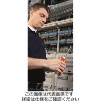 エスコ 160mm 絶縁穴付ニッパー(グリップ付/メッキ) EA536KB-160A 1個(1本)（直送品）