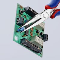 エスコ 145mm 精密用プライヤー(グリップ付/平) EA537KR-11 1丁（直送品）