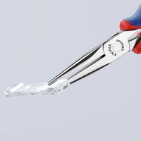 エスコ 145mm 精密用プライヤー(グリップ付/半丸/ストレート) EA537KR-12 1丁（直送品）